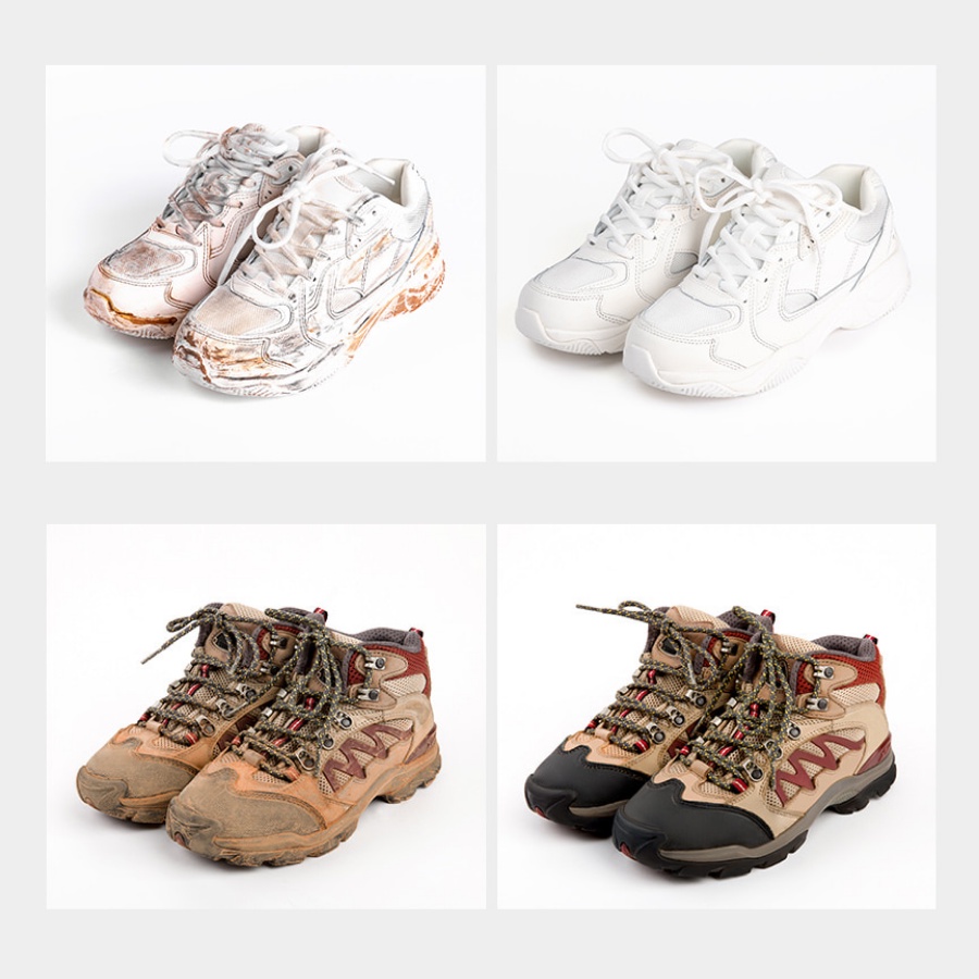 Hộp 25 khăn lau vệ sinh giày thể thao, chống ố cao cấp Clean Boss Hàn Quốc