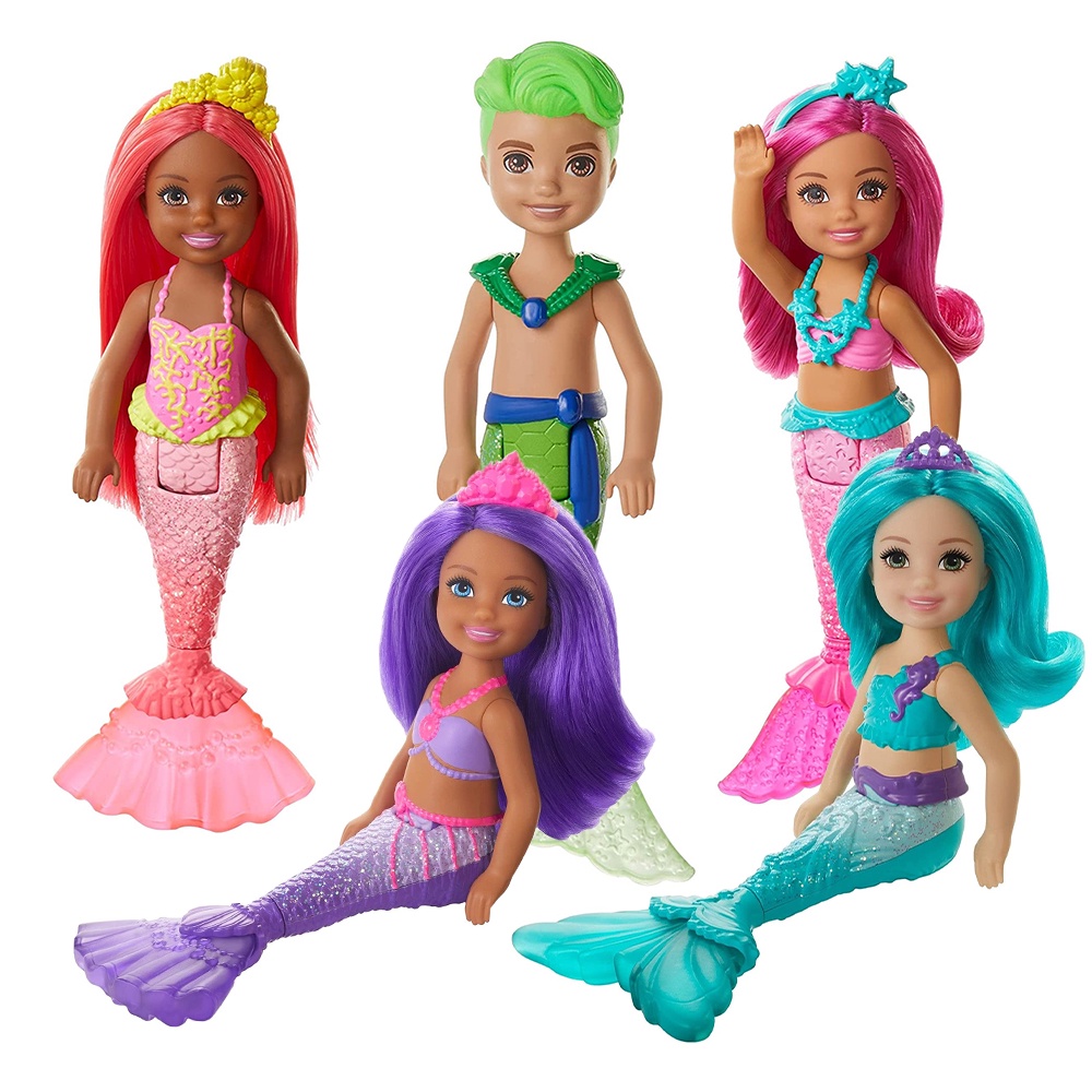 Barbie Dreamtopia Chelsea Em Bé Tiên Cá Tím Purple Mermaid