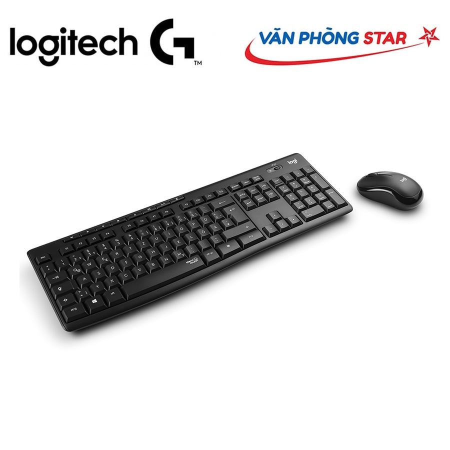 [FREE SHIP] Bộ Bàn phím Chuột Không Dây Logitech MK295 Wireless chính hãng tại Vanphongstar bảo hành 12 tháng.