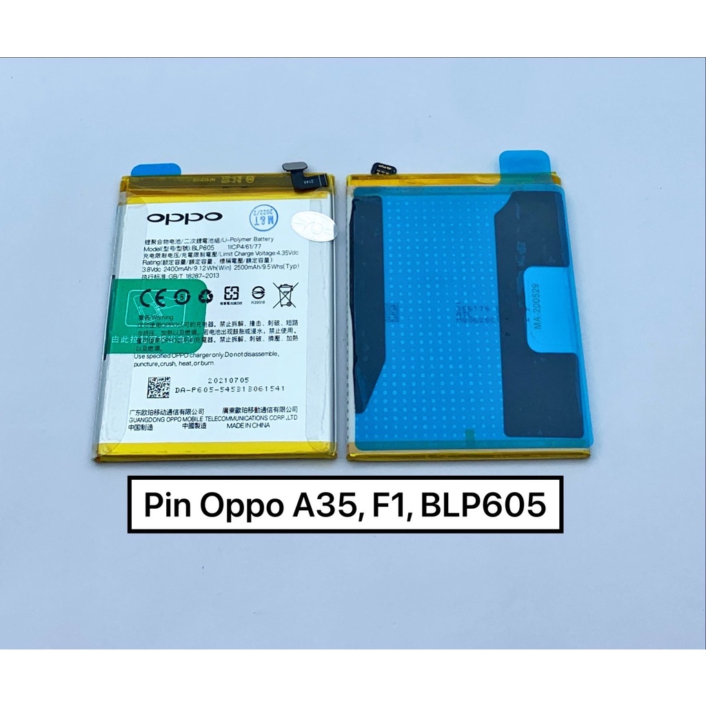 Pin Oppo A35, A33, Neo7, F1, BLP605