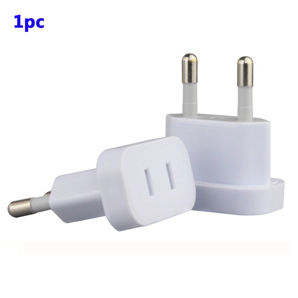 Đầu Chuyển Đổi Phích Cắm Us Sang Eu 4.8mm 250v 2.5a