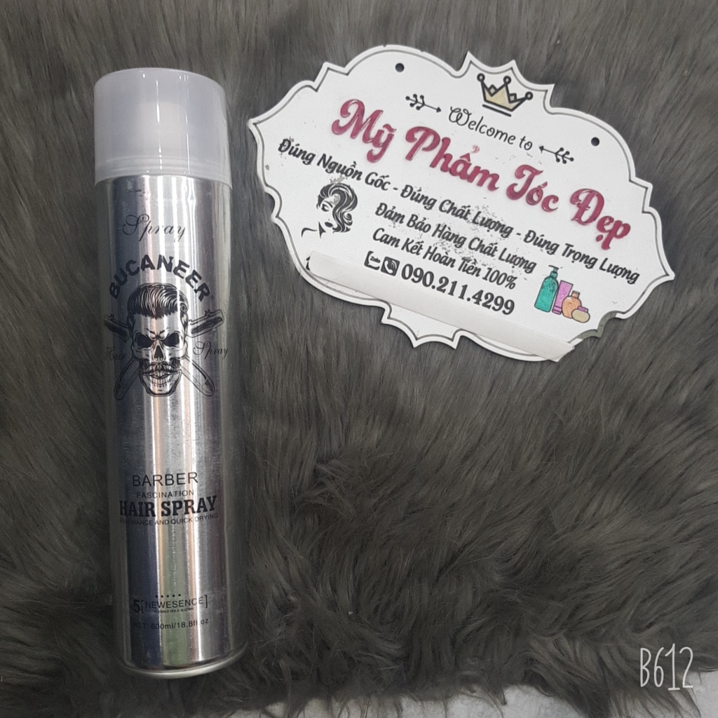 Gôm xịt tóc giúp tăng độ cứng, tạo kiểu và giữ nếp lâu cho mái tóc Hair spray