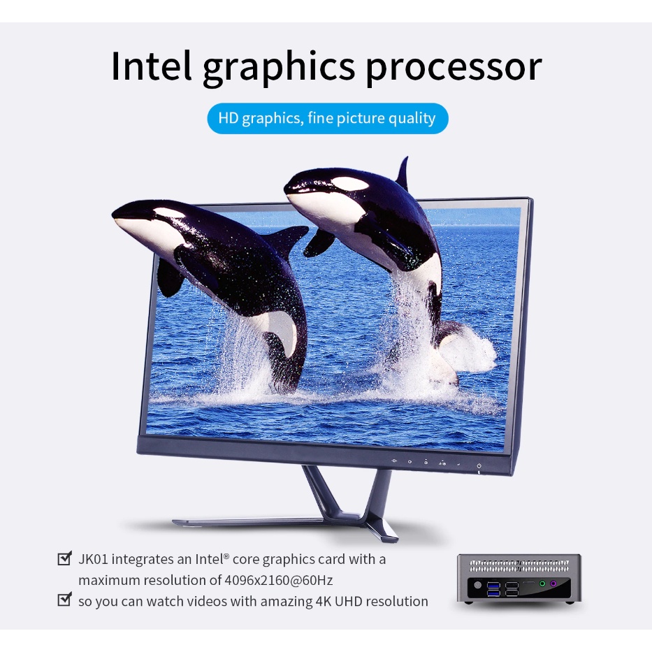 Mini PC JK01 máy tính nhỏ gọn hiệu năng cao