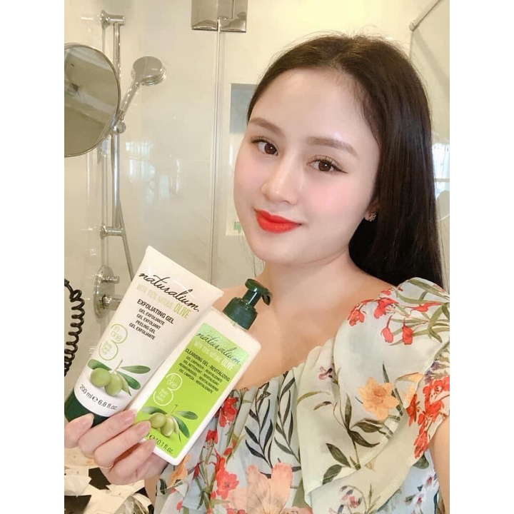 🌿Combo Sữa rửa mặt và tẩy da chết tinh chất Olive chăm sóc da mặt dịu nhẹ, sạch bã nhờn và làm sáng da.