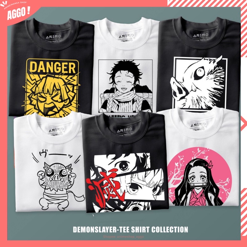 Áo thun tay lửng Kimetsu no yaiba, anime Demon Slayer nam nữ đủ size mới nhất