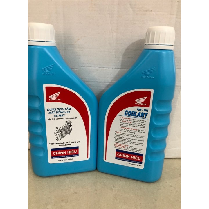 Nước làm mát động cơ chính hãng Honda 500ml , dung dịch làm mát động cơ PRE-MIX COOLANT