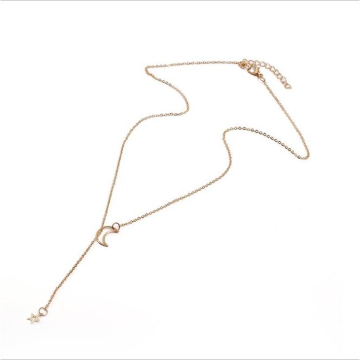 Vòng cổ thời trang nữ thiết kế mặt trăng, trăng sao - Vòng đeo cổ VDT006
