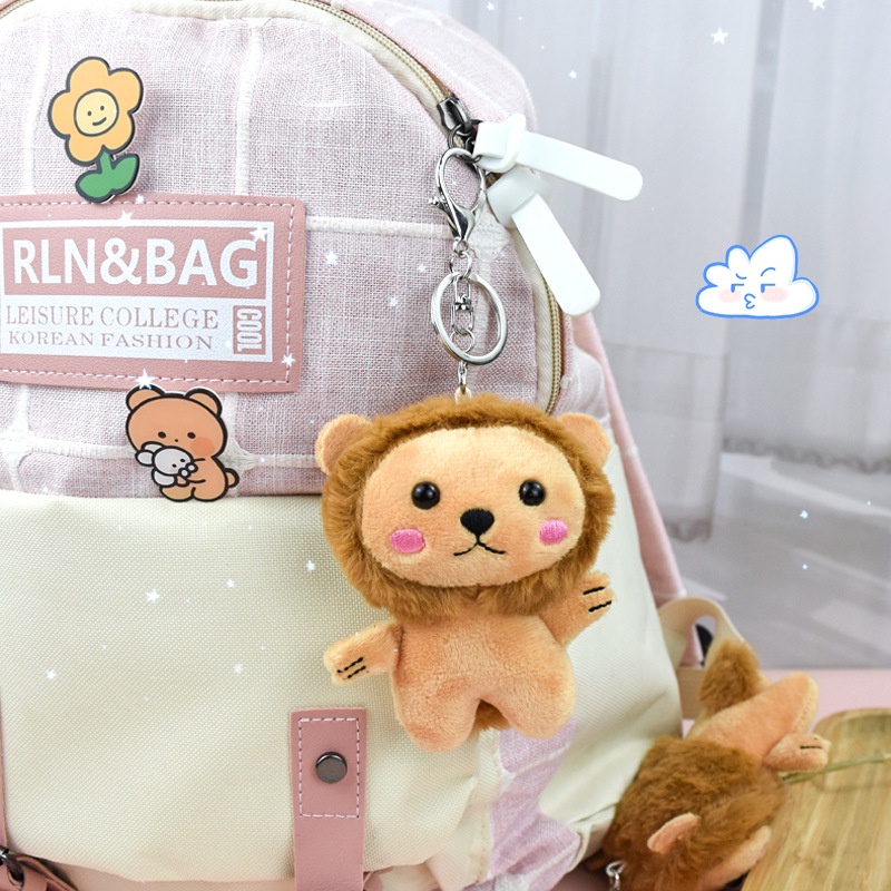 Móc Khóa Hình Sư Tử Hoạt Hình Đáng Yêu