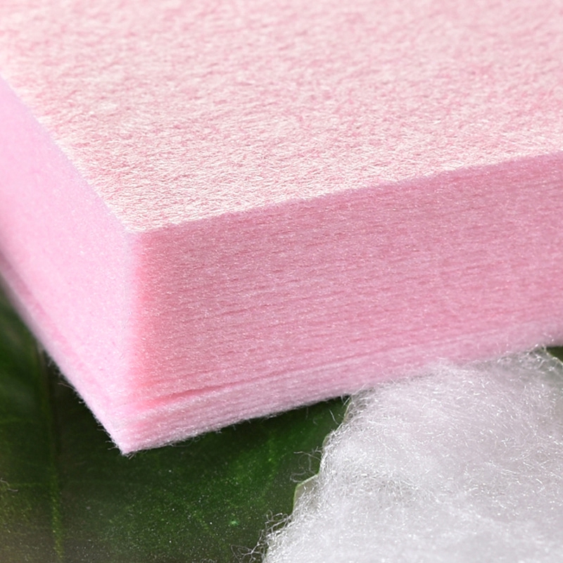 [Hàng mới về] Bông tẩy sơn móng tay chất liệu cotton cứng dày thân thiện với môi trường sử dụng một lần tiện lợi HB