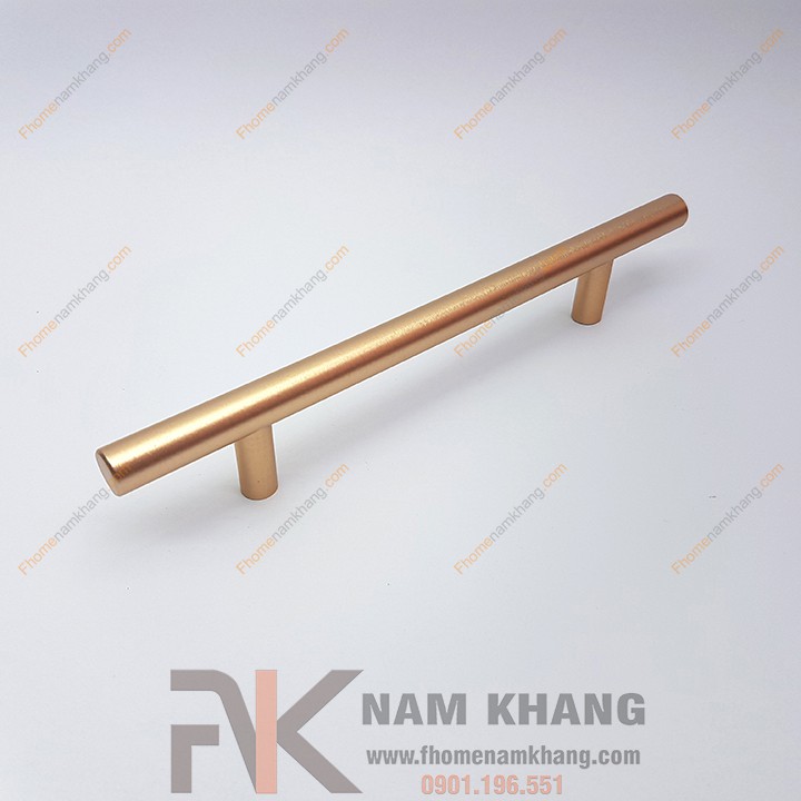 Tay nắm tủ dạng thanh tròn vàng mờ NK238-V