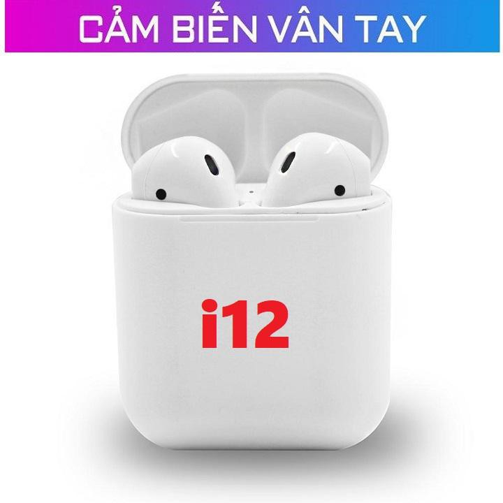 Siêu Hót Giảm giá Tai nghe Bluetooth i12 chống nước, cảm biến vân tay - Bluetooth earphones I12 5.0