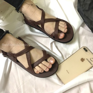 Giày Sandal quai hậu basic , đế bằng xỏ ngón phù hợp học sinh, sinh viên, đi học, đi chơi, đi làm (D05)