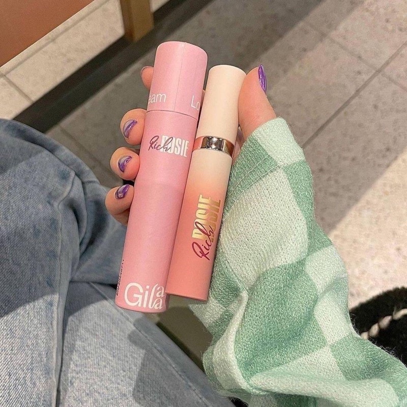 SET 6 thỏi son kem lì Gilaa Long Wear Lip Cream - Rich Rosie