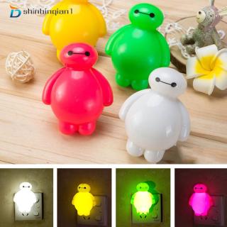 Đèn ngủ hình dạng Baymax đáng yêu trang trí nội thất phòng cho bé 110-240V