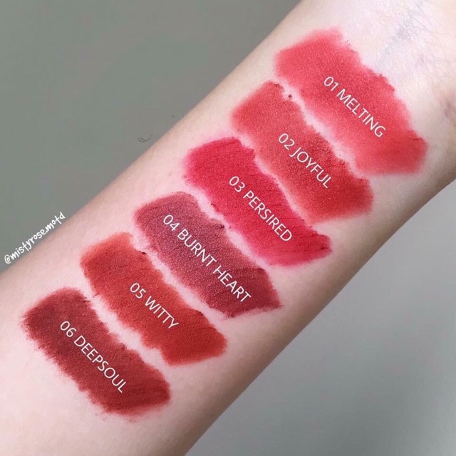 [Mã NOWSHIPMOI hoàn 100% xu đơn 0Đ] ( Sẵn - Full màu ) Son kem lì Romand Zero Velvet Tint