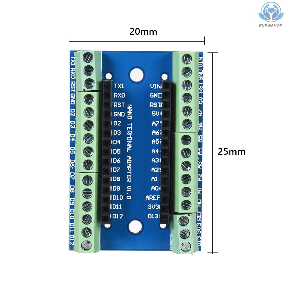 【enew】Nano 3.0 Expansion Board Adapter Board For Arduino Nano 3.0 V3.0 AVR ATMEGA328P ATMEGA328P-AU Module