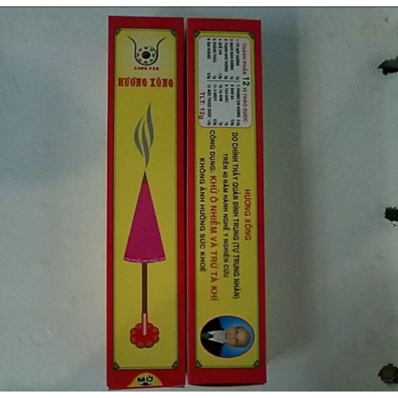 Nhang thuốc xông làm sạch không khí Long Vân