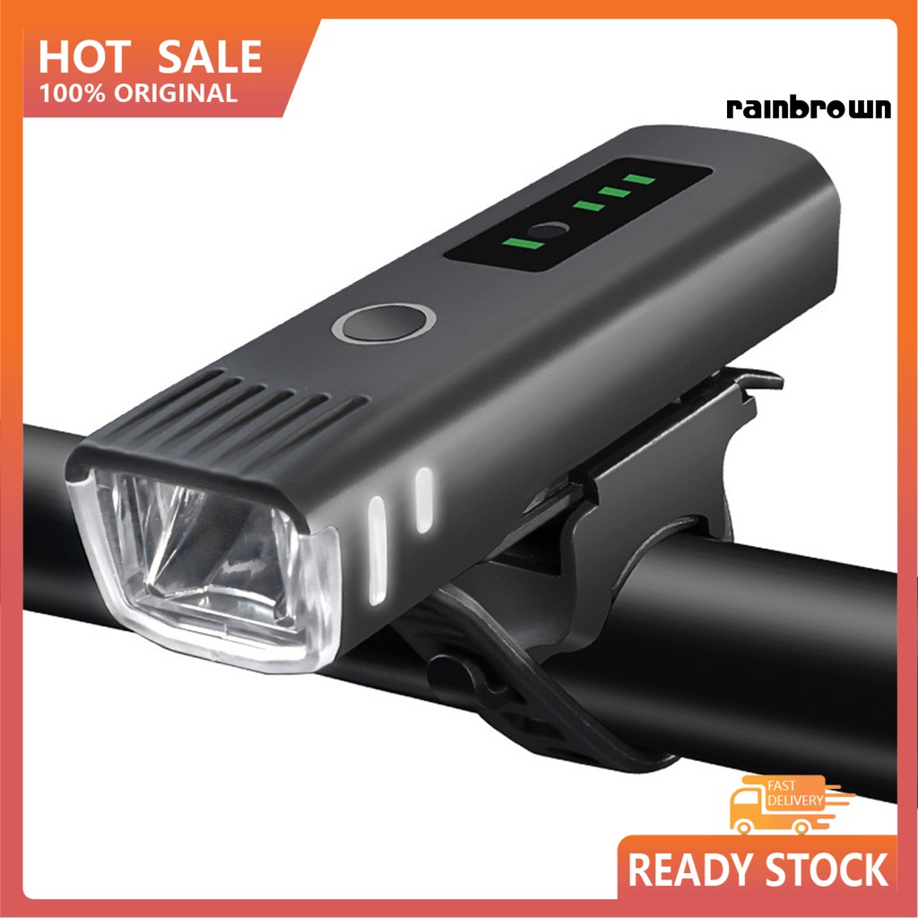 -RXZ- Bicycle USB Rechargeable Front Light LED Headlight  Bike Lamp Cycling Flashlight