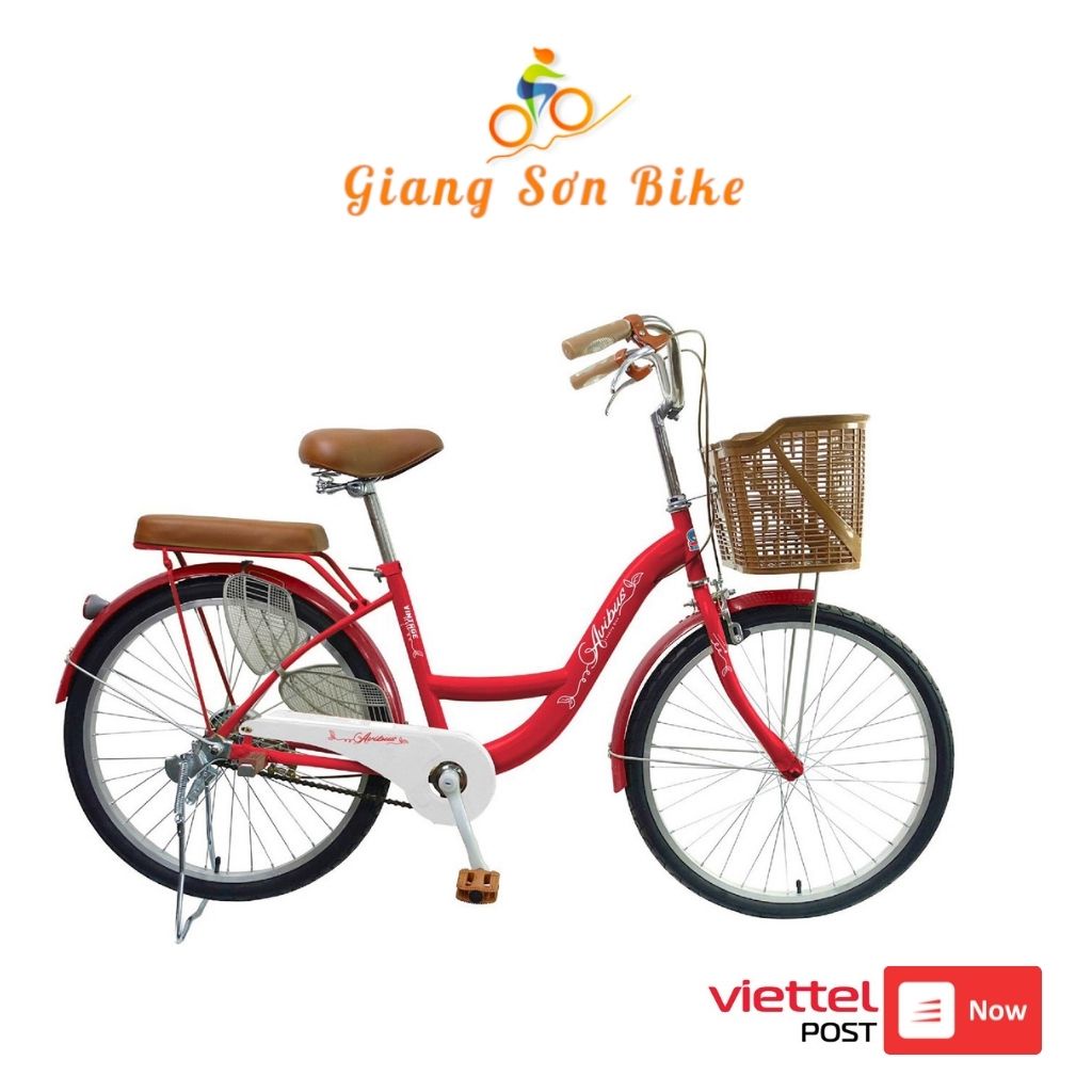 Xe đạp nữ AVIBUS, xe đạp mini bánh 24 inch chính hãng- GAING SƠN BIKE