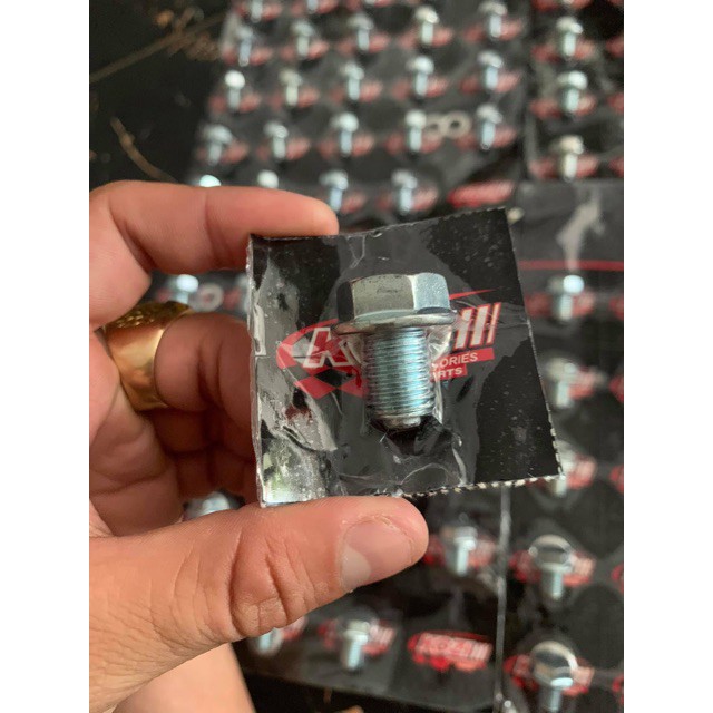 Ốc xả nhớt nam châm Kozi cho xe HONDA