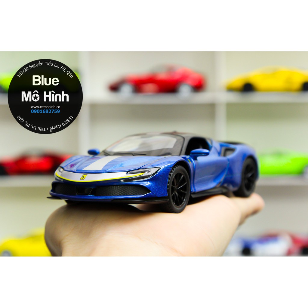 Blue mô hình | Xe mô hình Ferrari SF90 1:32