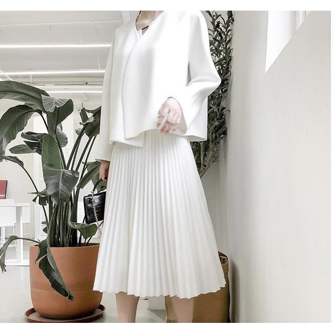 Chân Váy Trắng Xếp Ly Dài Loại 3 Hàng Vn Xuất Xưởng Freeship,Váy Xếp Li Dáng Dài Nhiều Màu Hàng Giá Rẻ Siêu Xinh | BigBuy360 - bigbuy360.vn