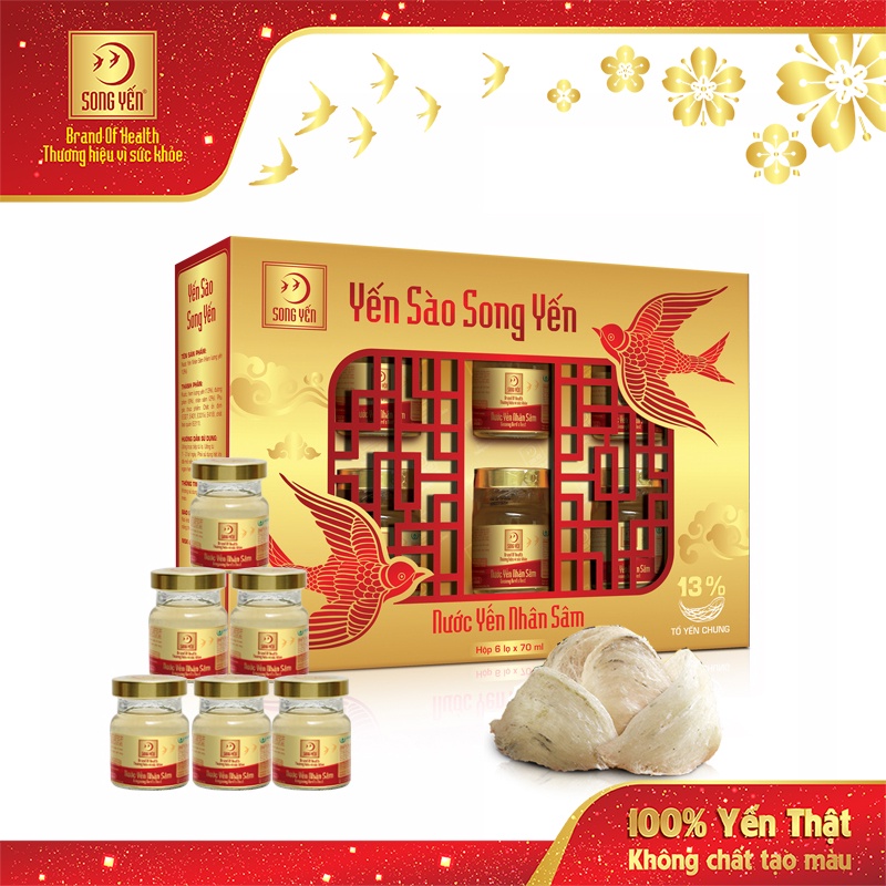 Nước Yến Nhân Sâm 13% Song Yến