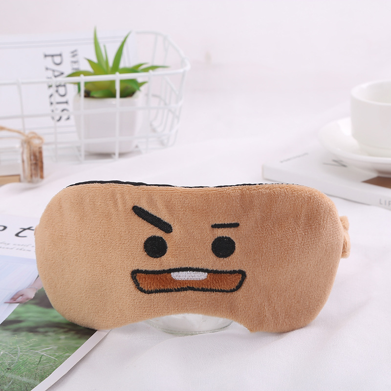 Bịt mắt ngủ họa tiết thú bông đáng yêu