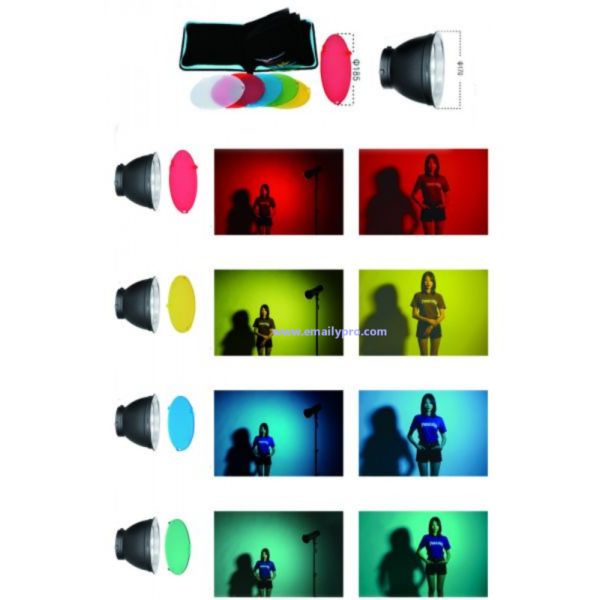 Bộ filter nhựa màu : SN-518 NiceFoto