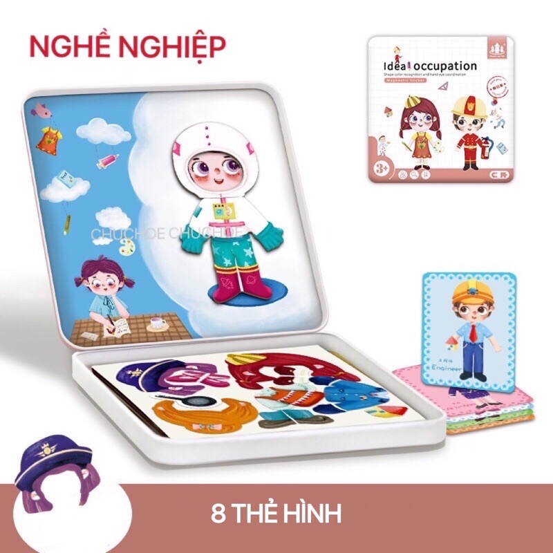 Đồ chơi cho bé ghép hình hoạt hình vui nhộn - trò chơi giáo dục phát triển trí não cho bé