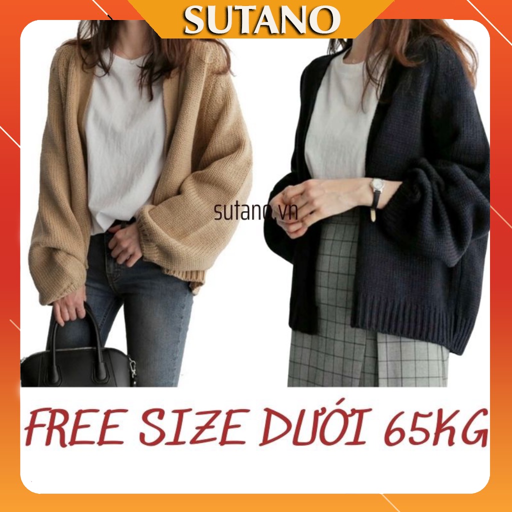 Áo khoác len nữ cadigan mùa thu đông dày dặn hàng Quảng Châu cao cấp A449 SUTANO | BigBuy360 - bigbuy360.vn