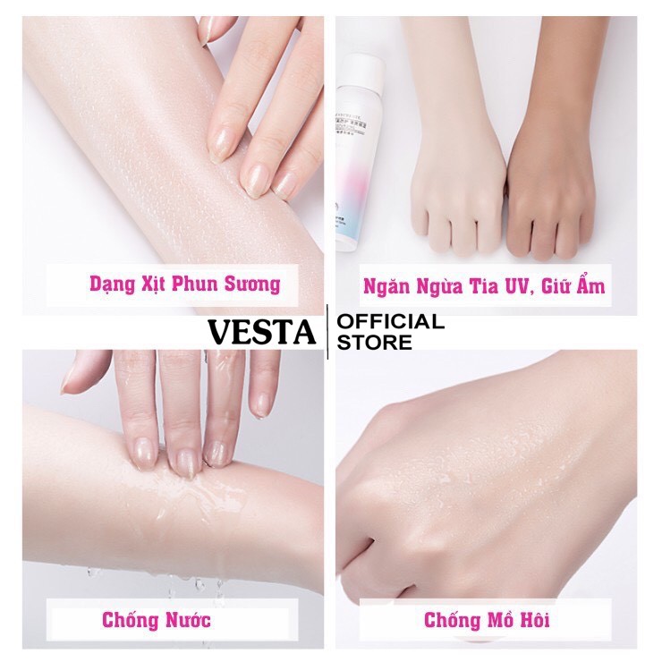 Xịt Chống Nắng Maycreate ☀️𝑭𝒓𝒆𝒆𝒔𝒉𝒊𝒑☀️ Trắng Da Nâng Tông Chống Nước 150ml | BigBuy360 - bigbuy360.vn