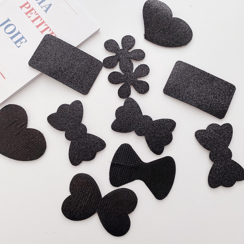 Miếng Dán Trang Trí Tóc Màu Đen Thiết Kế Dễ Thương Dành Cho Nữ