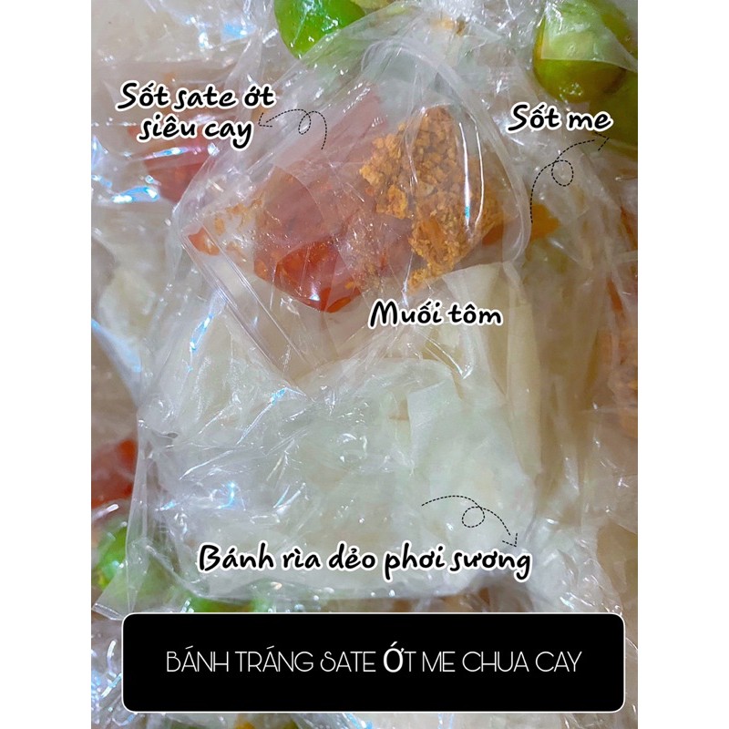 Bánh Tráng Ớt Tắc Me Sate siêu cay