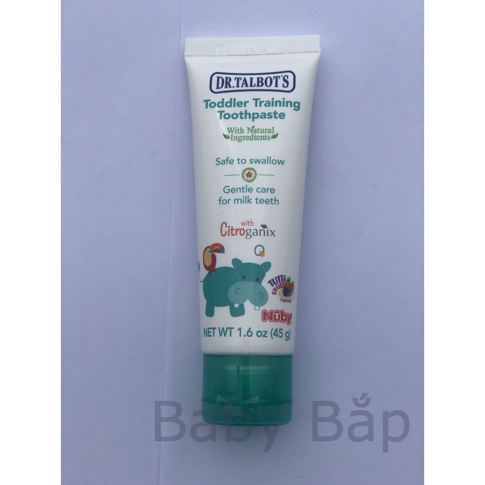 Kem đánh răng Organic Nuby Dr. Talbot's USA