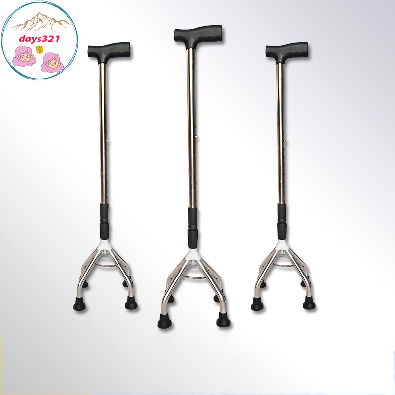 Gậy batoong chống 4 chân cho người già người khuyết tật,bị tai nạn giảm khả năng đi lại