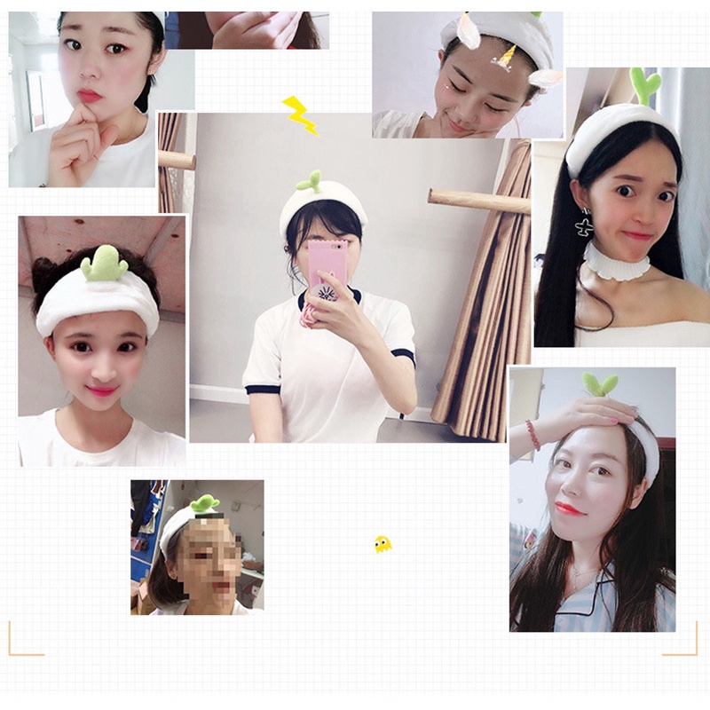 Băng Đô Rửa Mặt Bằng Vải Bông