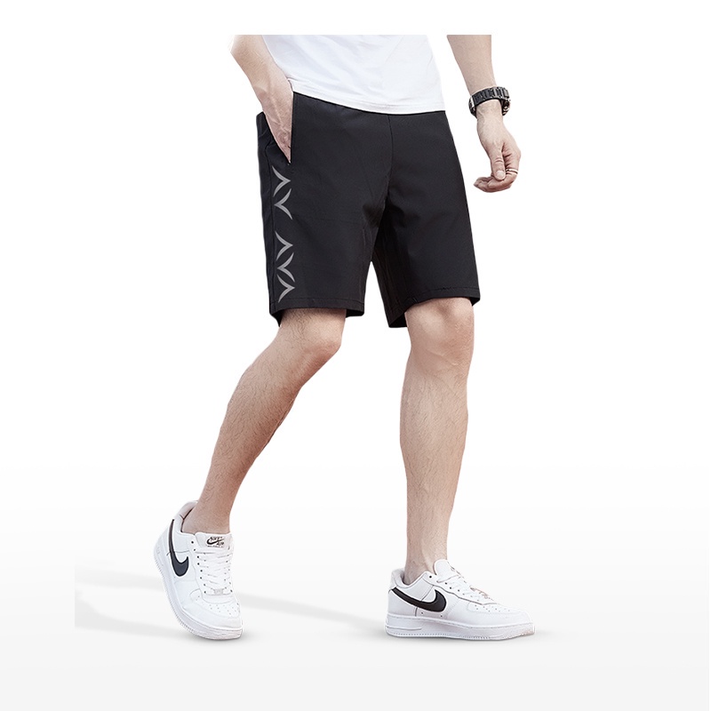 Quần short nam UNIFUN mã DP B Quần thể thao nam đẹp dáng lửng thun trơn quần đùi sooc vải gió phong cách mùa hè co giãn