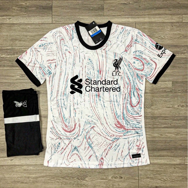 Áo đá bóng 2022/23🔥Tuyển Liverpool 👉Chất liệu mè thái thấm hút mồ hôi