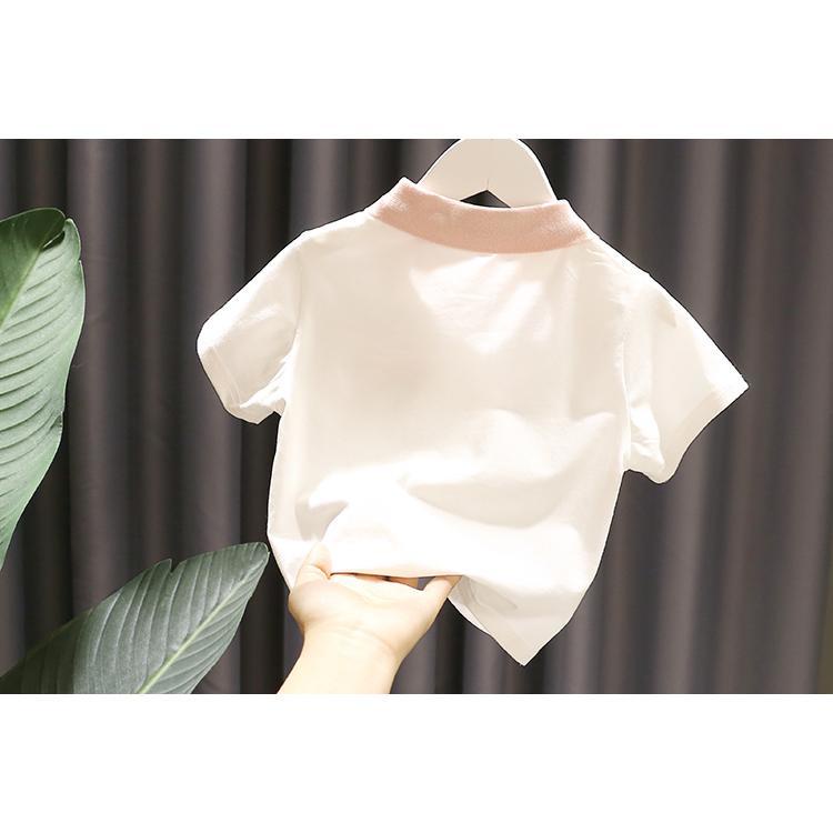 Áo polo Tay Ngắn Phong Cách Hàn Quốc Đơn Giản Thời Trang Mùa Hè Hàng Mới Dành Cho Bạn Nữ