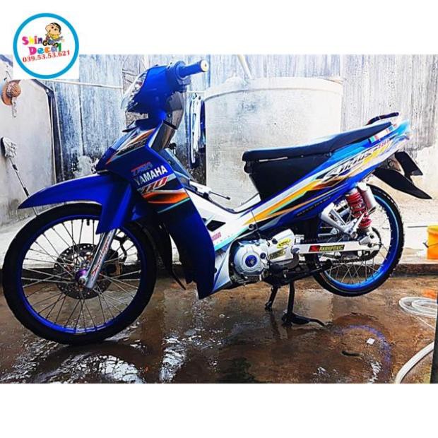 Tem rời sirius spark Z dán xe xanh