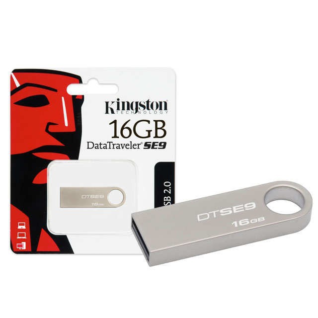 USB Kingston DTSE9 16GB , nhỏ gọn phù hợp cho xe ô tô thiết kế vỏ kim loại chống nước -  Bảo Hành 5 năm