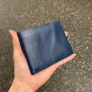 Ví da bò xanh SAPPHIRE Cho Nam (MIỄN PHÍ KHẮC TÊN THEO YÊU CẦU)