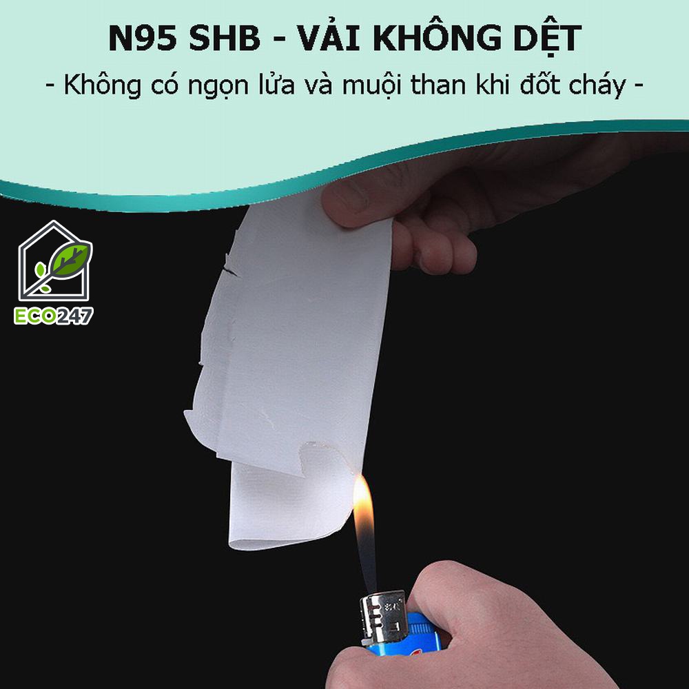 (Chính Hãng) Khẩu trang SHB Pro mask 3D N95 Lọc Bụi Siêu Mịn PM2.5 Có Van Thở, hàng Việt Nam xuất khẩu ( 1 cái )