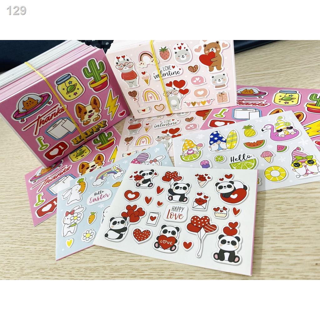 【bán chạy】◊✤◑Set Sticker nhiều hình thương hiệu, họa tiết chống nước, dán trang trí laptop, mũ bảo hiểm, vali, xe ga(Gi
