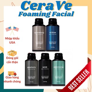 [ĐỦ MÙI] Xịt Thơm Toàn Thân Cho Nam Bath And Body Works Body Spray For Men 104g