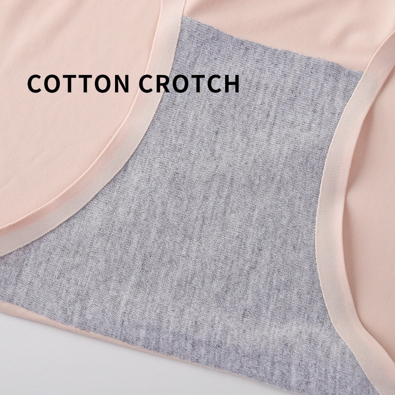 AOFEIQIKE AOFEIQIKE Set 3 Quần Lót Lụa Không Đường May Plus Size Cho Nữ
