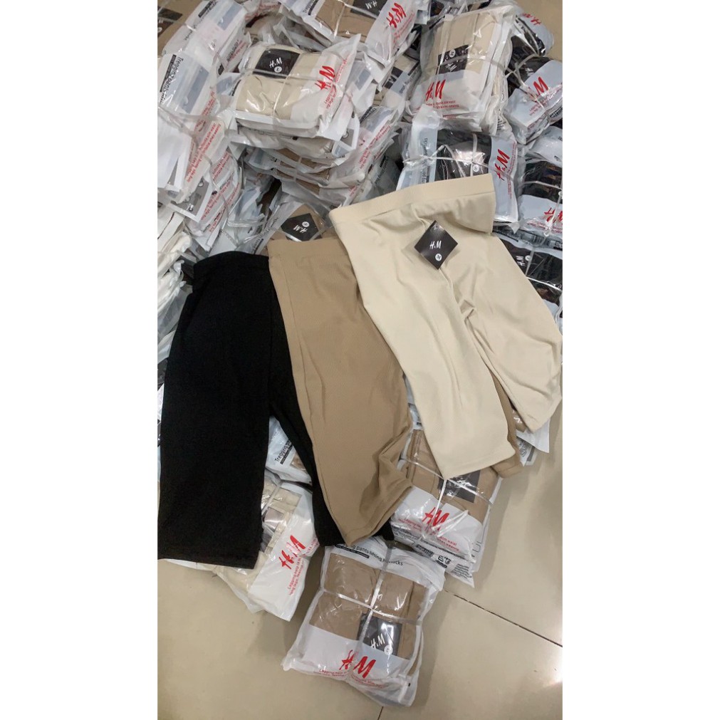 Quần Legging lửng _Ngố Đùi H.M chất len tăm dày dặn, vận động thoải mái