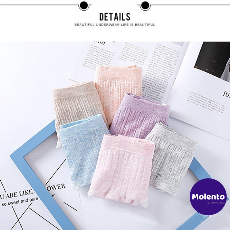 [NHAP MA MOLEKM77 GIAM GIA 50% TOI DA 5K CHO DON 500K] Quần lót cotton nữ Muji quần xì nữ chiếc mềm mại, thấm hút | BigBuy360 - bigbuy360.vn