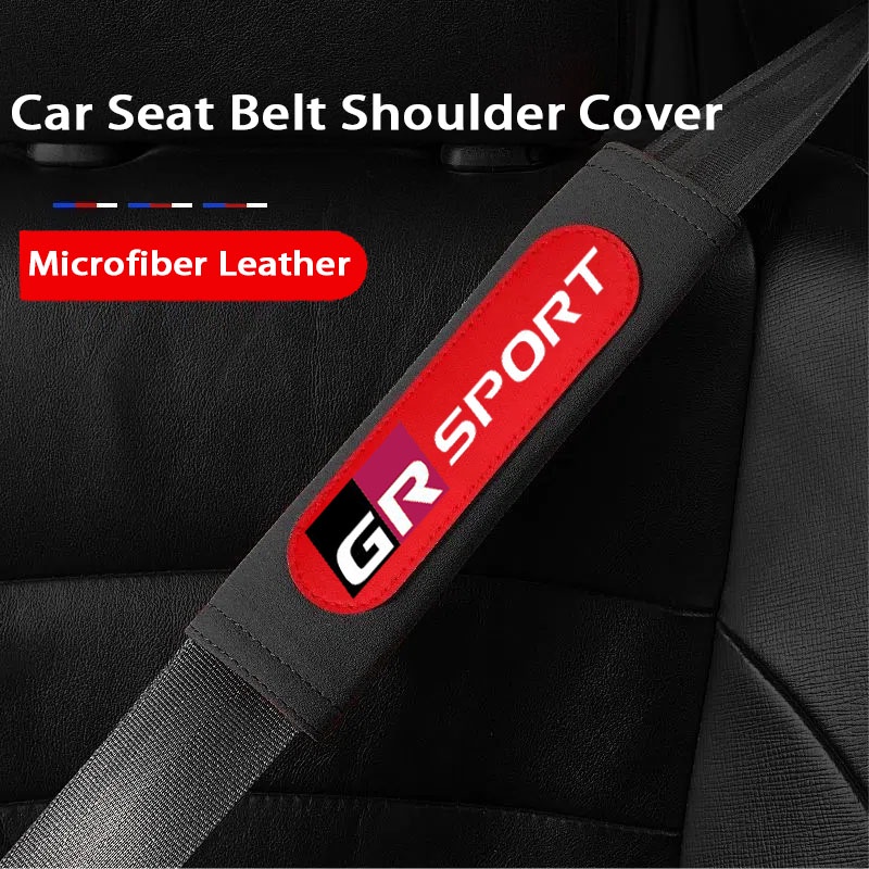 Set 2 Đệm Da Lộn Bọc Dây Đai An Toàn Xe Hơi Hyundai i10 Kona Getz Accent Elantra Sonata Tucson I30 Santafe Creta ix35 I20 I40 H1 Matrix